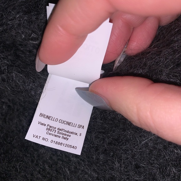 Brunello Cucinelli Grey Ribbed Mohair Degrade Crewneck - Picture 9 of 15